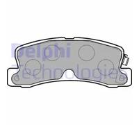 Brake pads Low-Metallic LP834 DELPHI for TOYOTA LEXUS