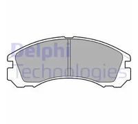 Disc Brake Brake Pad Set Delphi LP871 Fits Citroen Mitsubishi Peugeot C-Crosser