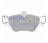Brake pads Low-Metallic LP873 DELPHI for OPEL SAAB