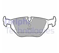 Delphi LP907 Brake Pads Set Rear With Anti-Squeak Plate Fits BMW 3 Series Z3 Z4