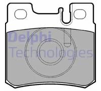 Delphi Brake Pads Rear W/ Anti-Squeak Plate For Mercedes-Benz 124 190 C-Class SL