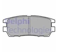 Disc Brake Brake Pad Set Delphi LP954 Fits Mitsubishi Delica Space Gear