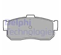 Brake pads Low-Metallic LP971 DELPHI for NISSAN SUNNY III SUNNY III Liftback