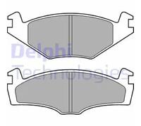 Brake pads Low-Metallic LP979 DELPHI for VW SEAT SKODA
