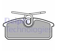 Fits DELPHI LP3150 Brake Pad Set, disc brake LP3150 Brake pads set re ⭐UK Stock⭐