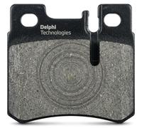 Delphi Brake Pads Rear W/ Anti-Squeak Plate For Mercedes-Benz 124 190 C-Class SL