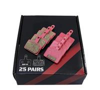brake pads motorbike For SHIMANO B01S B05S Ceramic Resin Bicycle Hydraulic Brake Pads Road Mountain Bike 25 Pairs Disc(Multi-Metallic)