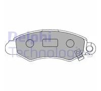 Delphi Brake Pad Set LP1318 Organic – Front, Fits Suzuki & Subaru
