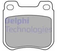 Brake pads Organic LP1441 DELPHI for SAAB 900 II 900 II Convertible 900 II Coupe