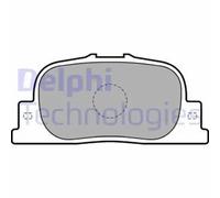 Brake pads Organic LP1740 DELPHI for TOYOTA CAMRY CAMRY Saloon PRIUS Liftback