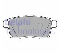 Brake pads Organic LP2052 DELPHI for MAZDA CX-7 CX-9