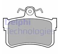 Brake pads Organic LP880 DELPHI for ROVER MG