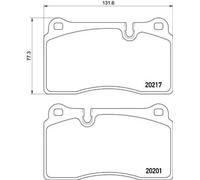 BREMBO Brake pad set PRIME LINE prepared for wear indicator P 02 002 Brake pads,Brake pad set, disc brake ASTON MARTIN,VANTAGE Vantage,DB9 Volante