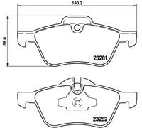 Brembo Brake Pads Set Front P06030 34111503076 34112167233 34116761287 23281 New