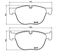 Brembo Brake Pad Front - P06049X