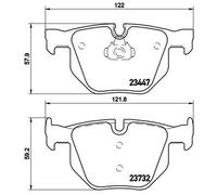 BREMBO P 06 056X Brake pad set