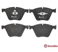 P06073 Front Brake Pad Set 4x Pads Prepared For Wear Indicator Braking By Brembo