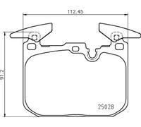 Brake Pads Set P06098 Front Genuine Brembo 34106872334