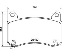 Front Brake Pad Set Fits Tesla Model 3 Model Y BREMBO