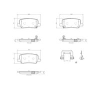BREMBO P 09 032 Brake pad set