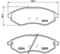 BREMBO P 10 057 Brake pad set
