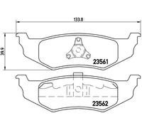BREMBO P 11 010 Brake pad set