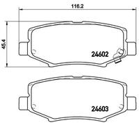 BRAKE PAD SET DISC BRAKE FOR JEEP WRANGLER/III/JK CHEROKEE LIBERTY/SUV DODGE