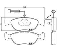 BREMBO P 23 071 Brake pad set