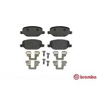 Brembo Brake Pad Set Rear With Caliper Screws Fits Alfa Romeo 159 Brera Spider