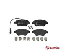 Brembo Brake Pad Set Front With Caliper Screws For Citroën Nemo Fiat 500 Peugeot