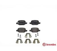 Brembo Brake Pads Rear With Anti-Squeak Plate Without Accessories Fits Fiat 500L