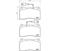 BREMBO Brake pad set XTRA LINE incl. wear warning contact P 23 154X Brake pads,Brake pad set, disc brake ALFA ROMEO,GIULIETTA (940)
