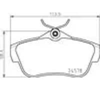 BREMBO P 23 189 Brake pad set