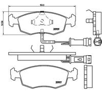 Brake pads P 24 007 BREMBO for FORD ESCORT Mk IV SIERRA II Hatchback ORION III
