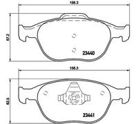 BREMBO P 24 058 Brake pad set