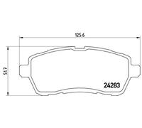 Brake pads P 24 072 BREMBO for FORD MAZDA