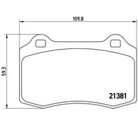 Brembo Brake Pads 10159129A