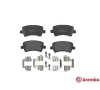 Brembo P24078 Brake Pad Set For Disc Brake Rear Fits Ford Land Rover Volvo