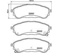 Brake Pads Set Rear Brembo P24235 2230083 JB3C2M007AB JB3Z2200D EB3Z2200B