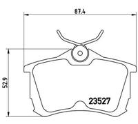 BREMBO P 28 030 Brake pad set