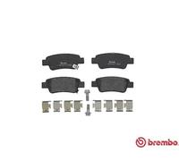 Brembo Brake Pad Set Rear With Caliper Screws 43mm Height Fits Honda CR-V