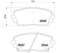 Brake pads P 30 053 BREMBO for KIA PICANTO II