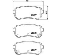 Brembo P 30 068 Brake Pads