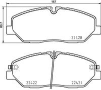 BREMBO P 30 090 Brake pad set