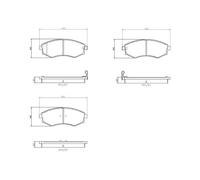 BREMBO P 30 097 Brake pad set