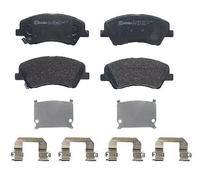 Brembo Front Brake Pads P 30 098 w/ Wear Sensor & Anti-Squeak – KIA Stonic/Rio IV, Hyundai i20 III