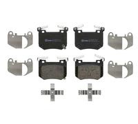 BREMBO Brake pad set P 30 124 with acoustic wear warning with anti-squeak plate with accessories, with counterweights KIA: Stinger Hatchback