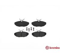 Brembo Brake Pad Set P36015 - Rear with Anti-Squeak Plate - Fits Jaguar S-Type