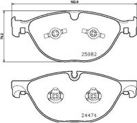 BREMBO P 36 029 Brake pad set