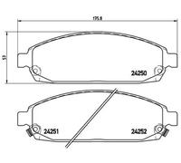 BREMBO Brake pad set PRIME LINE with acoustic wear warning P 37 010 Brake pads,Brake pad set, disc brake JEEP,GRAND CHEROKEE III (WH, WK)